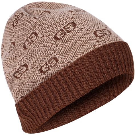 gucci beanie brown